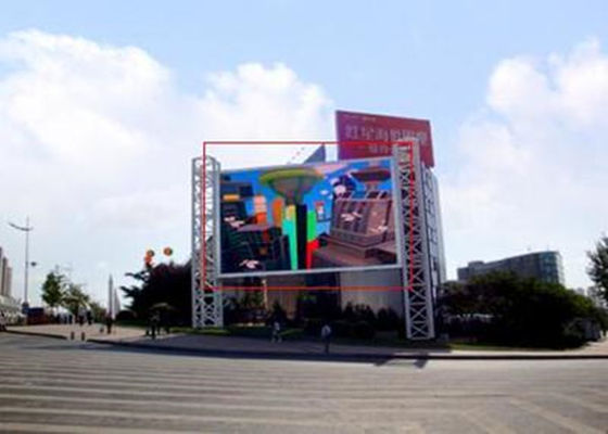 Dobra cena Zewnętrzny, pełnokolorowy billboard LED SMD IP65 do reklamy budynków dla branży hotelarskiej i autostrad w Internecie