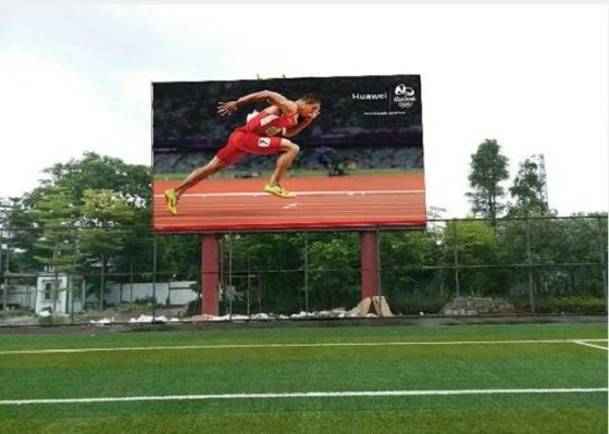 Dobra cena P10 IP65 wodoodporny zewnętrzny ekran stadionowy, ekran LED, ściana ekranu sportowego piłki nożnej w Internecie