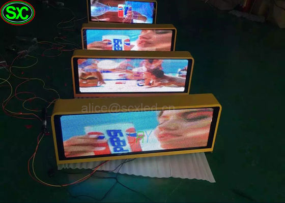 Dobra cena P5 RGB Pełny kolor dachu samochodu taxi znak led Wyświetlacz 3G Sterowanie Super Clear Vision w Internecie