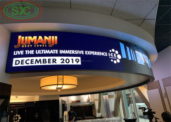 Wewnętrzny obracający się elastyczny ściana wideo P2 Led Screen Soft Advertising Sign