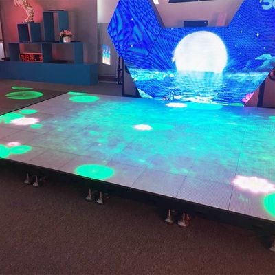 Dobra cena RGB Glowing LED Dance Floor Waterproof Rating LSN/NoVa System Control0 w Internecie