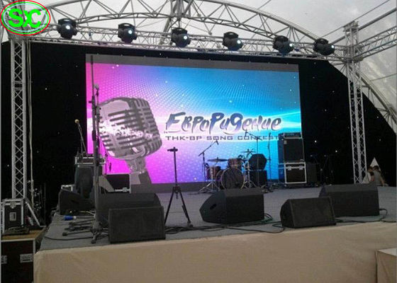 Wysoka jasność P8 Wypożyczalnia na świeżym powietrzu Wyświetlacz LED Prezentacja zdarzeń wideo Rgb