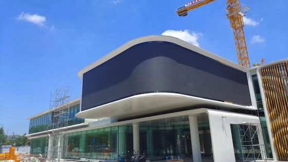 Ekran LED zewnętrzny z prześcieradłem P6 P8 P10 Stały wyświetlacz wideo na ścianie tabliczka znakowa