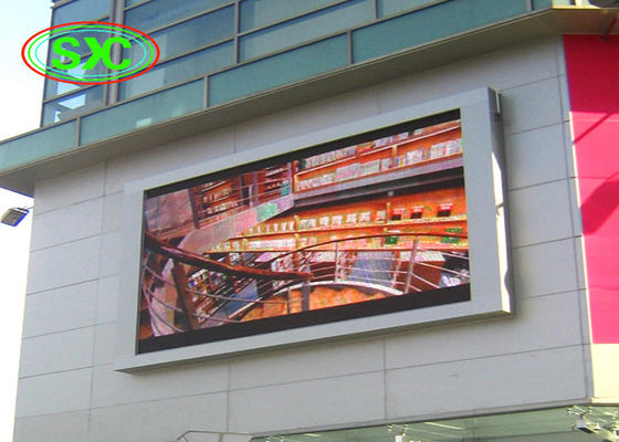 Dobra cena Zewnętrzna tablica wideo LED P5 HD do reklamy / centrum handlowego w Internecie