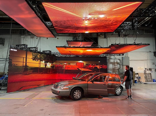 Wysokiej rozdzielczości p2 640x640mm LED ekran wyświetlania wnętrza LED panel w pełnym kolorze wnętrza LED billboard do sal konferencyjnych