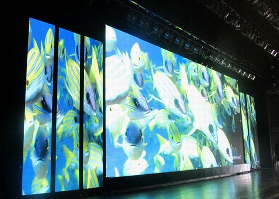 SMD LED Video Screen Die-Cast Aluminium P4 / Indoor Stage LED Display o gęstości 62 500/m2