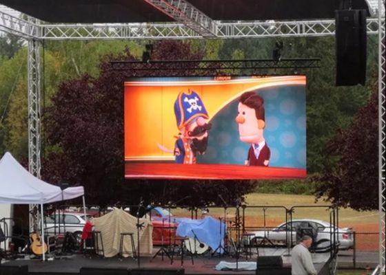 P8 wodoodporny zewnętrzny moduł wynajmu ekranu LED Rozmiar 192 mm X 192 mm