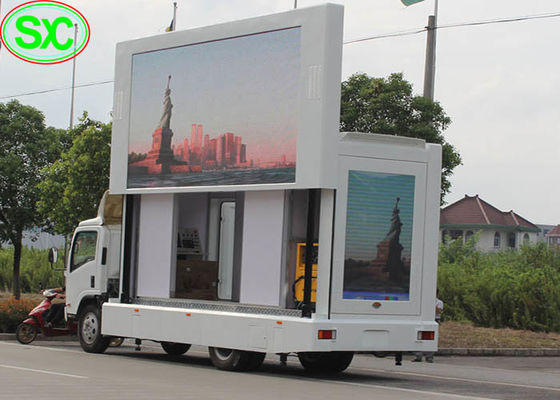 Dobra cena Ciężarówka zamontowany P6 mobilne ciężarówki wyświetlacz LED cyfrowy billboard wodoodporny w Internecie