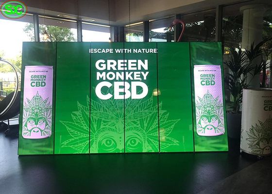 Materiał panelu aluminiowego Reklamy Ekrany LED z żetonami LED SMD2121 dla skutecznych strategii marketingowych