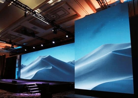 Wyświetlacz LED do wynajmu 3,91 mm Full Color SMD2121 500x500mm IP43 Wodoodporny