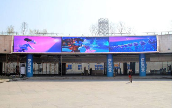 Dobra cena P10 pełnokolorowy panel reklamowy LED HD NOVA contrrrol BIG display reklama LED screen W Internecie