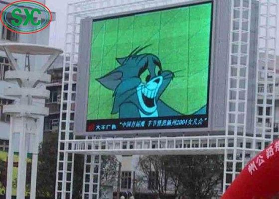 Dobra cena Pełnokolorowy P6 zewnętrzny budynek ulica billboard ściana wideo duży ekran reklamowy LED w Internecie