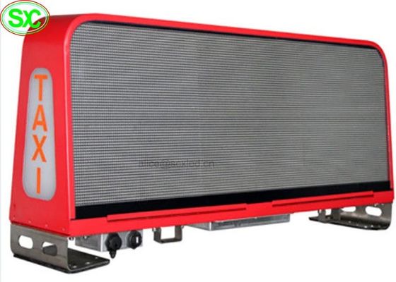 P5 Wodoodporny samochód cyfrowy Dachowy znak LED Wyświetl ekran wyświetlacza samochodu z taksówką