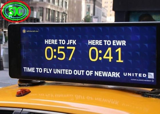 Asynchroniczne sterowanie samochodem wyświetlacz LED 384 * 128 kropek Rozstrzygnięcie ekranu i konfiguracje 1R1G1B dla optymalnej reklamy