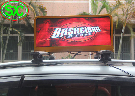Dobra cena Wyświetlacz LED P6 LED Car Sign z wyświetlaczem LED na dachu pilota 4G w Internecie