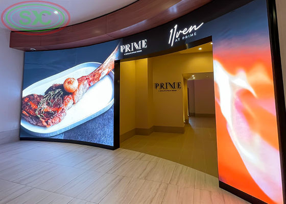 Wynajem bezszwodowy LED ściany wynajem wnętrza P3.91 LED znak reklamy tło