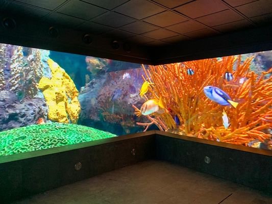 P5 Reklama zewnętrzna LED Skrzywiony ekran SMD2121, Jasność 2500 Nits