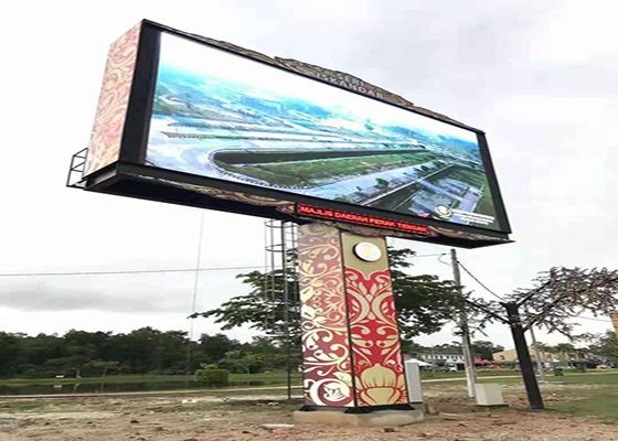 Dobra cena Zewnętrzny pełnokolorowy wyświetlacz LED P10 Pillar Screen IP65 Duży rozmiar 1/4 Tryb skanowania w Internecie