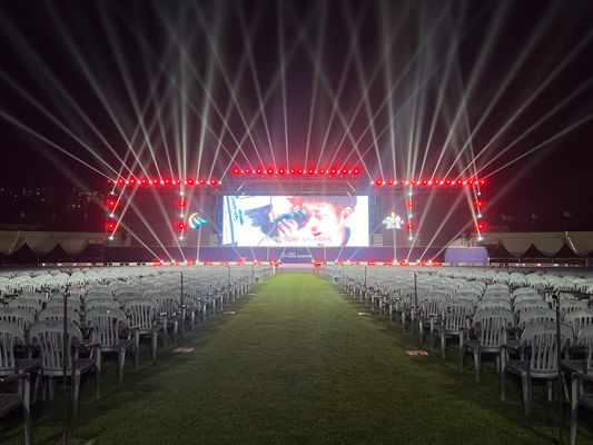 Zewnętrzny ekran reklamowy wyświetlacza LED P10 Naprawiono instalację 1/2 Scam 8000mcd