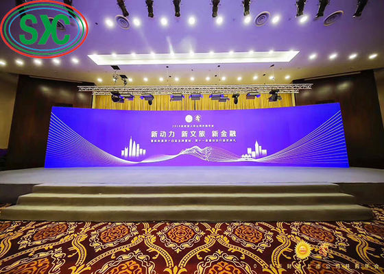 SMD2121 Ekran zakrzywiony w pomieszczeniach pełnobarwny ze stali 960 x 960 mm