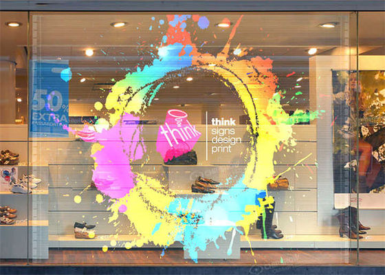 Przejrzysty ekran LED SMD2121 Średnia bez awarii 1000 godzin Przejrzysty wyświetlacz reklamowy