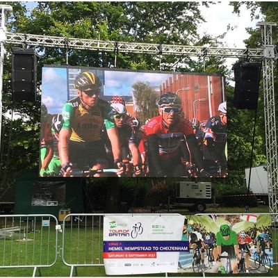 Ekrany reklamowe LED dla stadionu piłkarskiego Duża tablica ścienna wideo LED