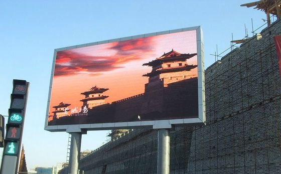P3.91 Najlepsze rozwiązanie dla reklamy zewnętrznej Zewnętrzna definicja LED billboard z 5500 jasnością i funkcją wyświetlania wideo