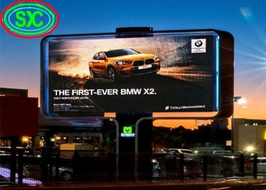 P5 P10 LED billboard z częstotliwością odświeżania 3840 Hz i długotrwałą trwałością