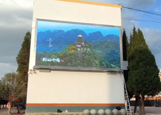 Dobra cena Ekran reklamowy LED ultraczysty, IP65, wysoka jasność, odporny na warunki pogodowe P10 P12 w Internecie