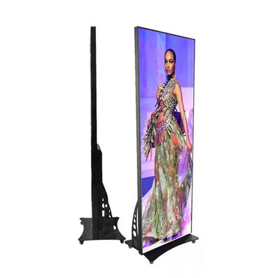 Niestandardowy wyświetlacz P2.5mm Pitch LED Poster Display z aluminiową szafą i rozmiarem modułu 320x160mm