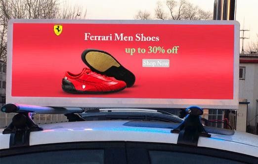 CE/ROHS/FCC/ISO2001 Standardowy ekran LED pojazdu idealny do funkcji wyświetlania symboli