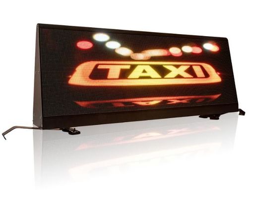 Dobra cena Reklama zewnętrzna ułatwiona dzięki wyświetlaczom LED w samochodzie 320 * 106 kropek rozdzielczość ekranu i standard CE / ROHS / FCC / ISO2001 w Internecie