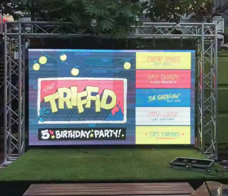 5500 Jasność Zewnętrzna Pełnokolorowa Ściana LED 000 Godzin Żywotności dla Zewnętrznych Rozwiązań Reklamowych