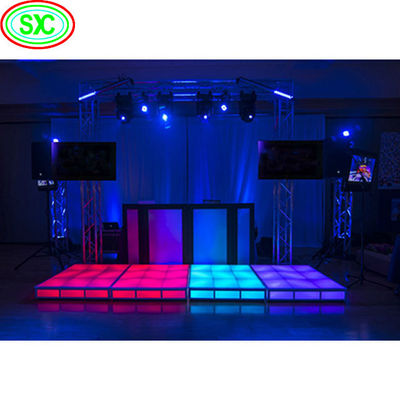 Wysoka jasność Epistar Chip LED Dance Floor z modułem 8PCS Qty i ≥100 Life Span