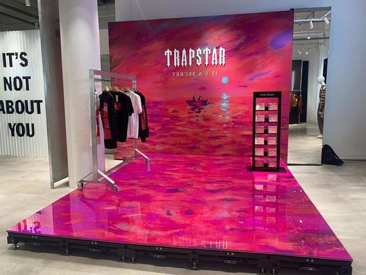 Długowieczna podłoga taneczna LED z kolorami RGB i systemem sterowania DMX512