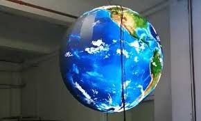 Przyciągające wzrok rozwiązanie reklamowe na zewnątrz wodoodporny ekran LED Sphere z chipem Epistar i rozmiarem modułu 320 * 160mm