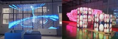 Aluminiowa szafa Przezroczysty ekran LED G7.82-7.82 i średni brak awarii 1000 godzin dla Twoich wymagań