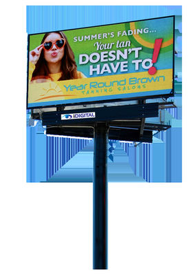 Dobra cena 7000 nitów Jasności LED Billboardy System Kontroli Novastar Stopień Ochrony IP65 do Reklam Zewnętrznych w Internecie