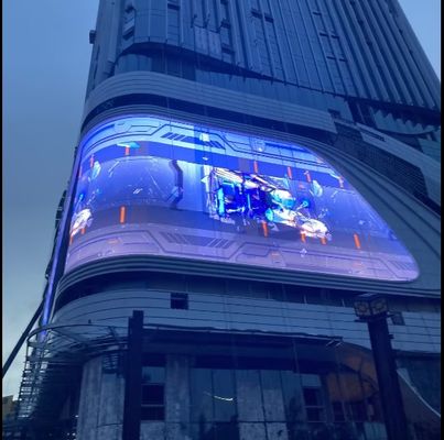 Dobra cena 1/16S Tryb jazdy 5500 Jasność zewnętrzna pełnokolorowa ściana LED do rozwiązań reklamowych zewnętrznych w Internecie