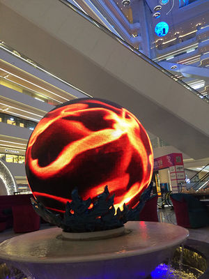 Ekran LED sfery serwisowej z przodu do wyświetlania wideo/tekstu/obrazów