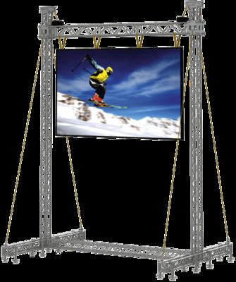 Wypożyczalny wyświetlacz LED z aluminiową obudową odlewaną ciśnieniowo, o wymiarach szafy 500*500mm i współczynniku kontrastu 3000:1