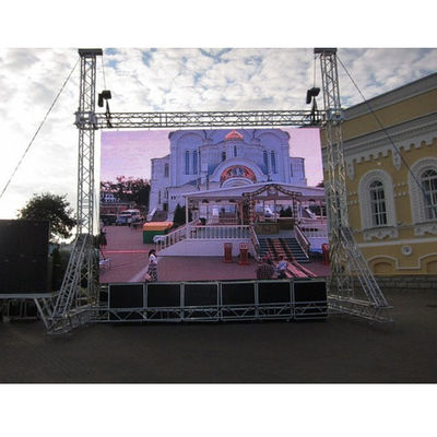 Dobra cena Wysoka częstotliwość odświeżania i trwała konstrukcja ramki dla zewnętrznego ekranu LED w pełnym kolorze w Internecie