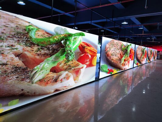 Kolorowy wyświetlacz LED do zastosowań wewnętrznych p3.9 z wąską, lekką obudową i mechanizmem szybkiej blokady zapewniającym minimalne odstępy i łatwą obsługę