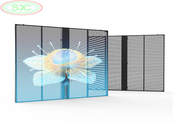 Dobra cena Przezroczysty wyświetlacz LED RGB łączący smukły design i wysoką jasność do skutecznej reklamy na nowoczesnej szklanej architekturze w Internecie
