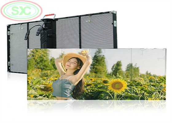 Dobra cena Przejrzysty ekran LED o specjalnym rozmiarze z LED smd2525 i rozmiarem pikseli 78125mm zapewniający płynne i jasne treści wideo i graficzne w Internecie