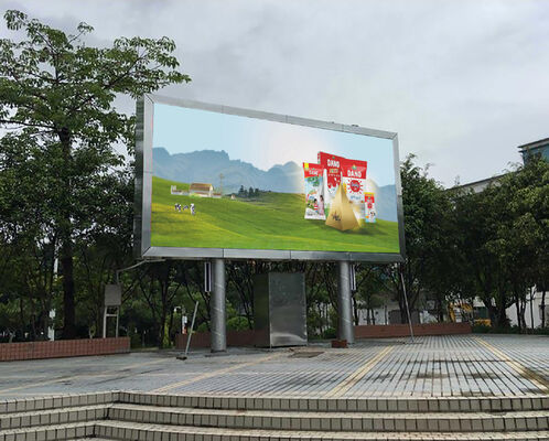 Dobra cena Naprawiono P8 960x960mm Znak Led Billboard Duży reklamowy Zewnętrzny kolorowy wyświetlacz LED o jasności 6000 W Internecie