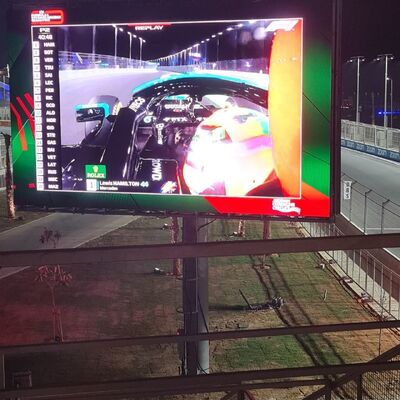 P10 Zewnętrzny panel LED, szafa 960X960MM o jasności 6000 nitów i częstotliwości odświeżania 3840hz