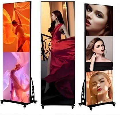 Module Resolution 16080 LED Poster Display P2mm Pitch Aluminum Panel Material Engineered for Indoor Digital Signage