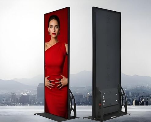 P2mm LED Poster Display Featuring Aluminum Panel Material and 320x160mm Module Size Delivering High Definition Indoor Digital Visuals
