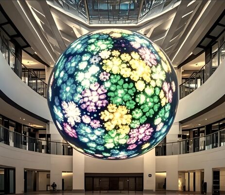 Dobra cena UL Certified Sphere LED Screen wykorzystujący chip Epistar LED i funkcje wyświetlania obrazu tekstowego wideo oferujące wrażenia wizualne W Internecie